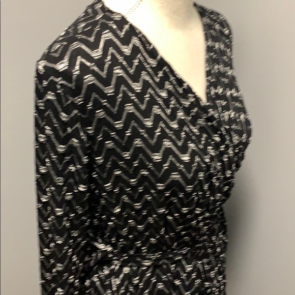 Julian Chang Wrap Cardigan XS, Black and Silver - Picture 5 of 9
